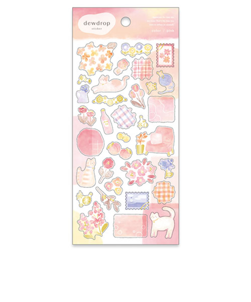 マインドウェイブ　デュードロップステッカー　82438　ピンク