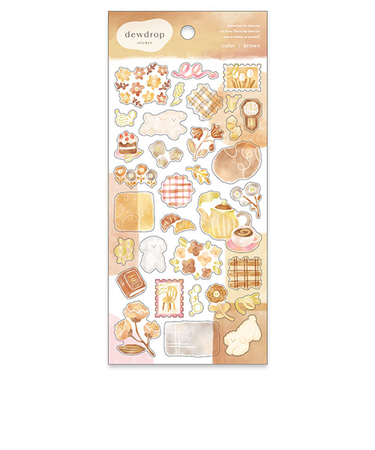 マインドウェイブ　デュードロップステッカー　82437　ブラウン