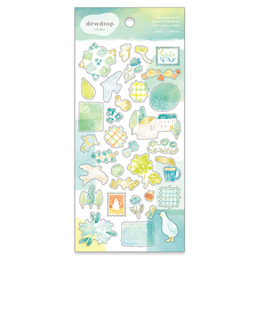 マインドウェイブ　デュードロップステッカー　82436　グリーン