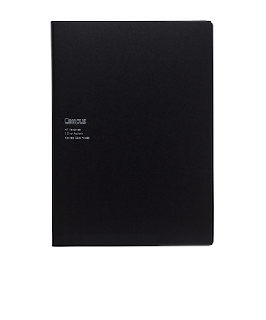コクヨ（KOKUYO）　キャンパス書類収容カバーノート　A5　ノ－615B－D　ブラック