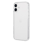 【iPhone16Plus】　ルプラスネクスト（LEPLUS　NEXT）　耐傷・ガラスハイブリッドケース　「UTILO　Hybrid　Glass」　クリア