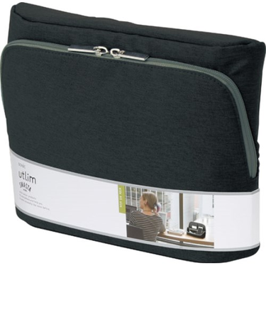 ソニック　ユートリム　スマスタワイド　A5　立つバッグインバッグ　UT－1902－D　ブラック