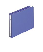 リヒトラブ（LIHIT　LAB.）　パンチレスファイル　HEAVY　DUTY　A5　ヨコ型　F374　藍