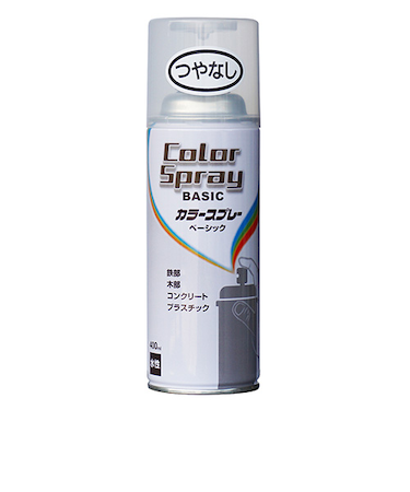 ニッペホームプロダクツ　カラースプレー　ベーシック　つやなしクリヤー　400mL