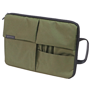 クツワ　Dr.ion　マルチワークケース　A4　300DRGR　カーキ