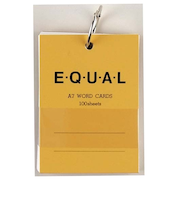 ライフ　単語カード　A7　イコール　P320c　黄