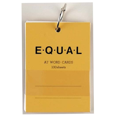 ライフ　単語カード　A7　イコール　P320c　黄