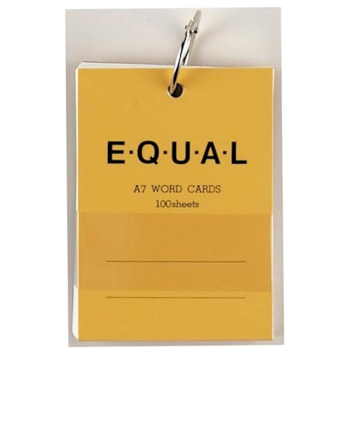 ライフ　単語カード　A7　イコール　P320c　黄