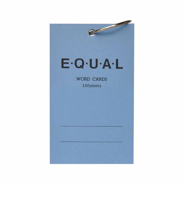 ライフ　単語カード　5×3　P319A　ブルー　100枚