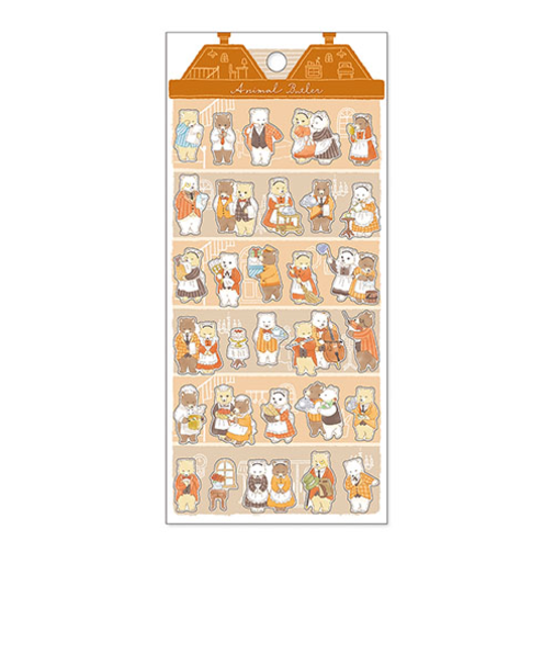 マインドウェイブ　アニマルバトラーステッカー　82448　くま