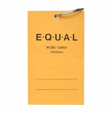 ライフ　単語カード　5×3　P319C　イエロー　100枚