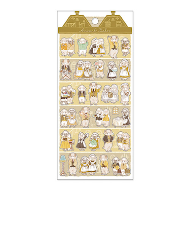 マインドウェイブ　アニマルバトラーステッカー　82445　ひつじ