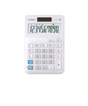カシオ（CASIO）　スタンダード電卓　ミニジャストタイプ　MW‐10VTC‐N　ホワイト