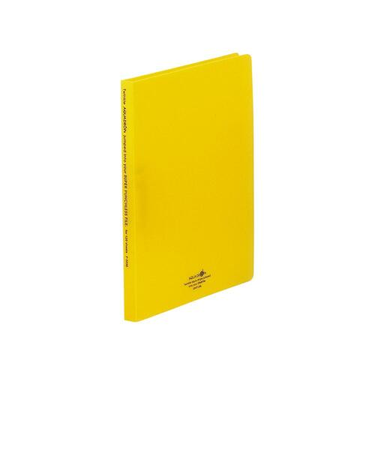 リヒトラブ（LIHIT　LAB.）　AQUA　DROPs　スーパーパンチレスファイル　A4　F－5030－5　黄