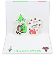ホールマーク（Hallmark）　ありがとう　立体カード　ムーミン　リトルミイとスナフキン　787561