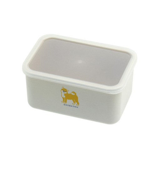 サブヒロモリ　きちじつ　木目フードコンテナ　230mL　アイボリー　柴犬