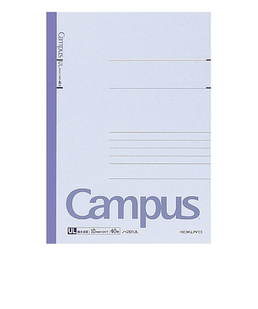 コクヨ（KOKUYO）　キャンパスノート　A4　極太横罫　ノ‐201UL　40枚