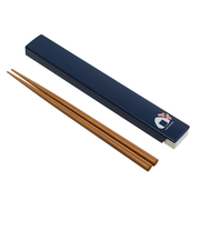 サブヒロモリ きちじつ ボックス入り箸&箸ケース ネイビー おむすび