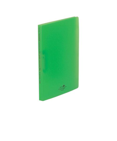 リヒトラブ（LIHIT　LAB.）　AQUA　DROPs　スーパーパンチレスファイル　A4　F－5030－6　黄緑