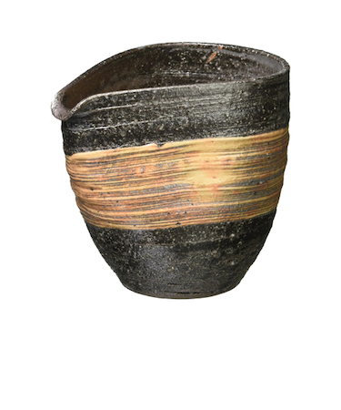 信楽焼　荒刷毛　注器　3－4316