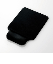 エレコム（ELECOM）　リストレスト付きマウスパッド（GEL)　MP-GELBK　ブラック