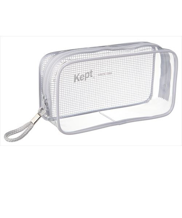 ケプト（Kept）　クリアペンポーチ　KPF9021LN　ライトグレー