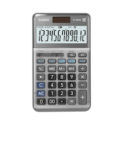 カシオ（CASIO）　軽減税率／W税率電卓　ジャストタイプ　JF‐200RC‐N　グレー