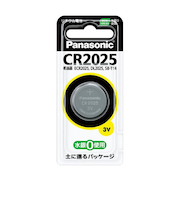 パナソニック（Panasonic）　コイン形リチウム電池　CR2025P　3V