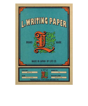 ライフ　便箋　Lブランドラベル　縦罫　L1006