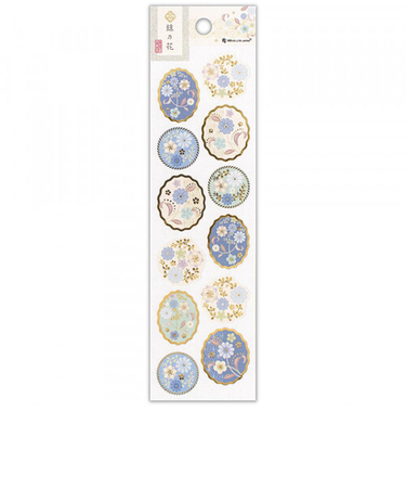 エヌビー社　光沢シール　絲乃花　花藍　3304103