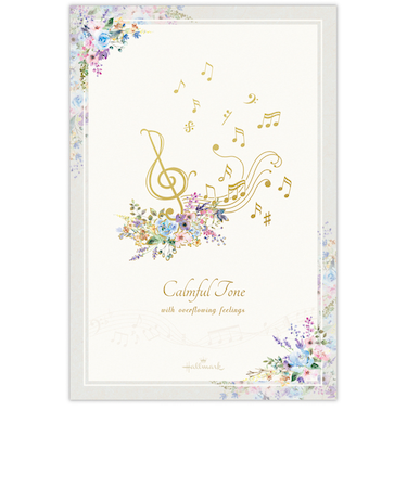 ホールマーク（Hallmark）　葉書箋　コンフォート・アンド・ピース　カームフルトーン　846466　1柄8枚