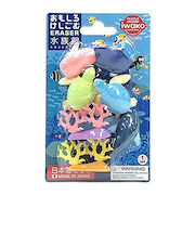 イワコー（iwako）　ブリスターパック消しゴム　ER－BRI031　水族館
