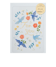 ミドリ(MIDORI) カード 透明 88674006 トリ柄