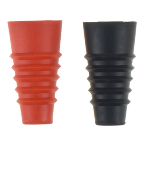 VIV　シリコンボトルストッパー　レッド＆ブラック