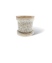 ヤード（YARD）　GRIT　ポット＆ソーサー　S　アイボリー