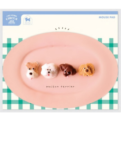 フロンティア　クリエイターズサーカス　メゾン・テリア　マウスパッド　チョコレートドッグ