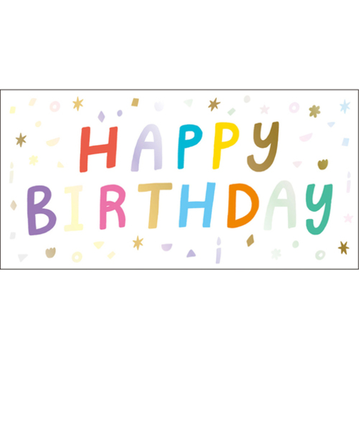 グリーティングライフ　バースデーレタリングカード　MM－377　ポップ