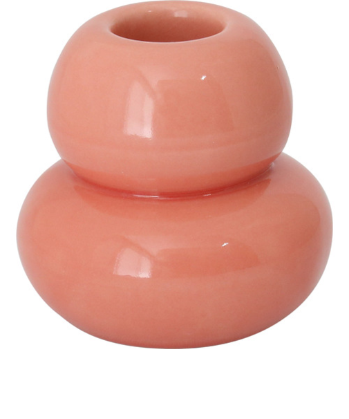 藍花　大小兼用　茶筅立て　16336　薄紅