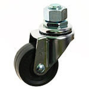 ハンマー　ねじ式自在キャスター　ゴム車　420A－R　50mm