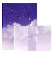 リュリュ　レターセット　空時間の手紙　SOLS－05　夜の灯