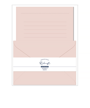 レリーフ レターセット コットンピンク