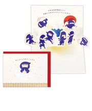ホールマーク（Hallmark）　誕生お祝い　立体カード　忍者　おたんじょうびでござるな　836740