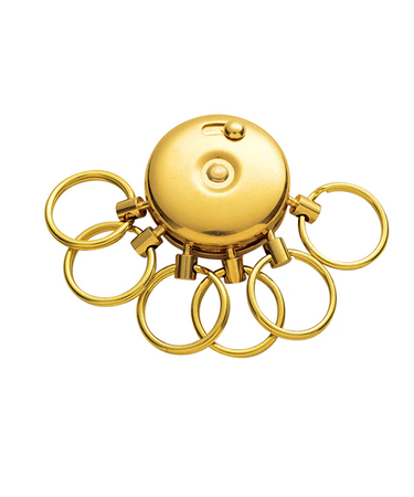 エイアンドエフ（A＆F）　オクトパスキーホルダー　ゴールド