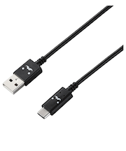 エレコム　USBケーブル（顔つき、A－C）　MPA－FAC12CBK