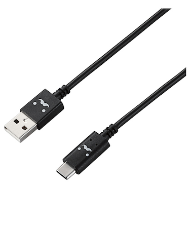 エレコム　USBケーブル（顔つき、A－C）　MPA－FAC12CBK