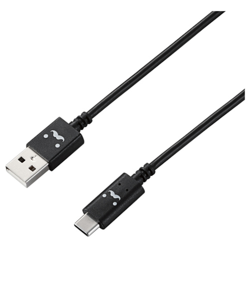 エレコム　USBケーブル（顔つき、A－C）　MPA－FAC12CBK
