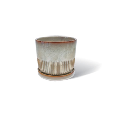 ヤード（YARD）　STREAK　ポット＆ソーサー　S　アイボリー