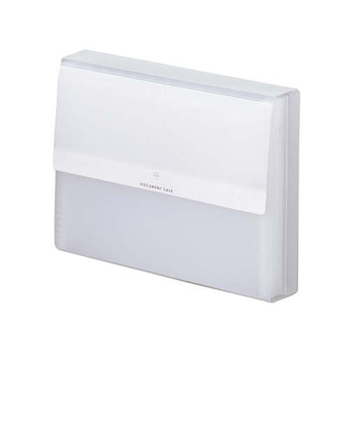 リヒトラブ（LIHIT　LAB.）　ドキュメントケース　A4　G5601　ホワイト