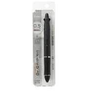 パイロット（PILOT）　ドクターグリップ4＋1　細字0.5mm＋シャープ0.5mm　PBKHDF1SEF-B　ブラック　ブリスターパック入り