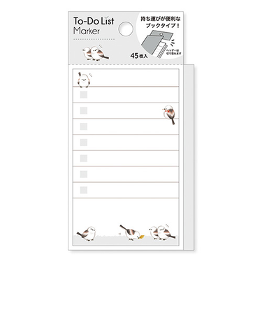 マインドウェイブ　To-Doリストマーカー　57898　シマエナガ